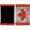 Canadian Flag Dark Wood iPad Skins