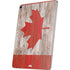Canadian Flag Dark Wood Apple iPad Air Skin