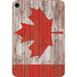 Canadian Flag Dark Wood Apple iPad Mini Skin