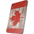 Canadian Flag Dark Wood Apple iPad Mini Skin