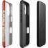 Canadian Flag Dark Wood iPhone 16 Impact Case