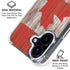 Canadian Flag Dark Wood iPhone 16 MagSafe Case