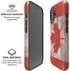 Canadian Flag Dark Wood iPhone 16 Magsafe Impact Case