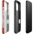 Canadian Flag Dark Wood iPhone 16 Pro Impact Case