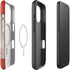 Canadian Flag Dark Wood iPhone 16 Pro Magsafe Impact Case