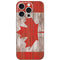 Canadian Flag Dark Wood iPhone 16 Pro Skin