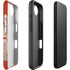 Canadian Flag Dark Wood iPhone 16e Impact Case