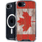 Canadian Flag Dark Wood iPhone 16e MagSafe Case