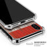 Canadian Flag Dark Wood iPhone X/XS Clear Case