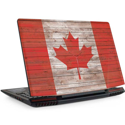 Canadian Flag Dark Wood Legion Y720 Skin
