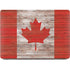 Canadian Flag Dark Wood Apple MacBook Air Skin