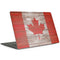 Canadian Flag Dark Wood MacBook Skins