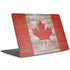 Canadian Flag Dark Wood MacBook Skins