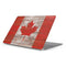 Canadian Flag Dark Wood Apple MacBook Pro 16-inch Skin