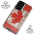 Canadian Flag Dark Wood Moto G Power 5G (2024) Clear Case