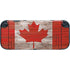 Canadian Flag Dark Wood Nintendo Switch 2 (2025) with Joy-Con Skin