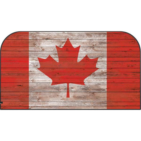 Canadian Flag Dark Wood Nintendo Switch 2 (2025) with Joy-Con Skin