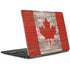 Canadian Flag Dark Wood Notebook 9 Pro 13in (2017) Skin