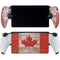 Canadian Flag Dark Wood PlayStation Portal Remote Player Skin