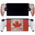 Canadian Flag Dark Wood PlayStation Portal Remote Player Skin