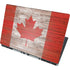 Canadian Flag Dark Wood Dell Precision Skin