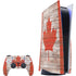 Canadian Flag Dark Wood PlayStation PS5 Skins