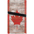 Canadian Flag Dark Wood PS5 Pro Console Skin