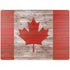 Canadian Flag Dark Wood Surface Laptop 7 15in Skin