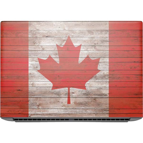 Canadian Flag Dark Wood HP ZBook Fury 16 G10 Skin