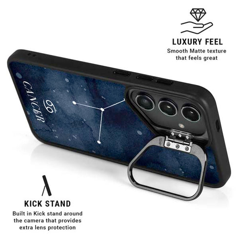Cancer Constellation Galaxy S25 Plus Kickstand Case