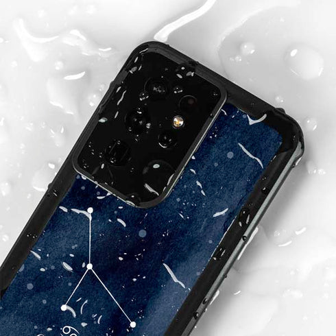 Cancer Constellation Galaxy S24 Ultra Waterproof Case