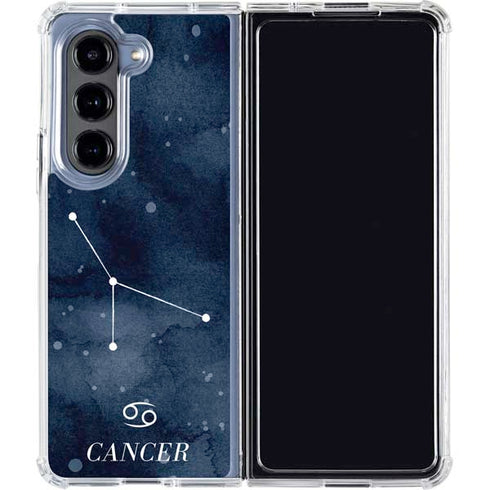 Cancer Constellation Galaxy Z Fold5 5G Clear Case
