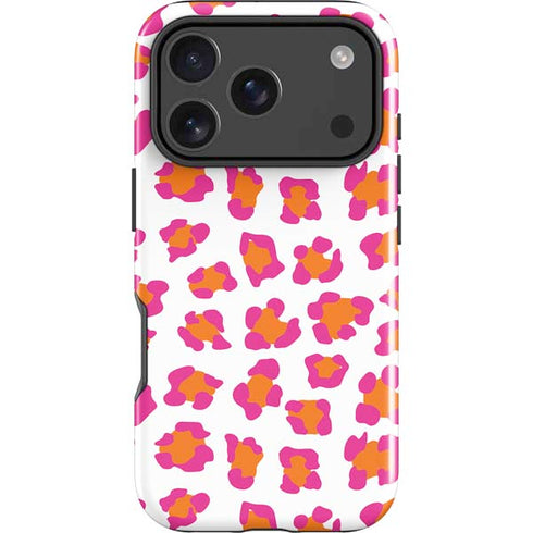 Candy Leopard Animal Print Color Pop iPhone 18 Pro Impact Case