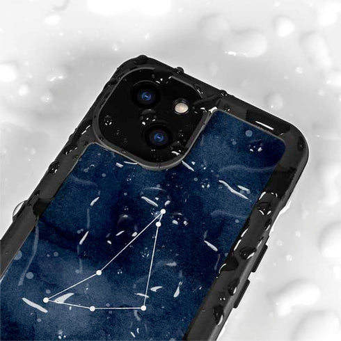 Capricorn Constellation iPhone 15 Plus Waterproof Case