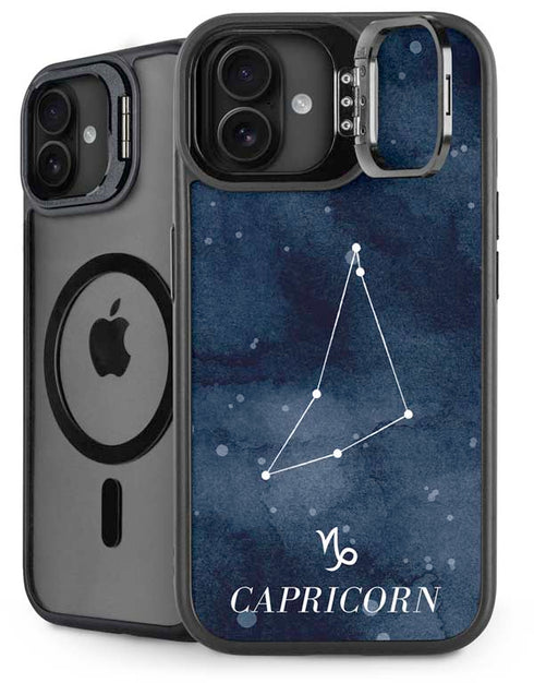 Capricorn Constellation iPhone 16 Plus Kickstand Case