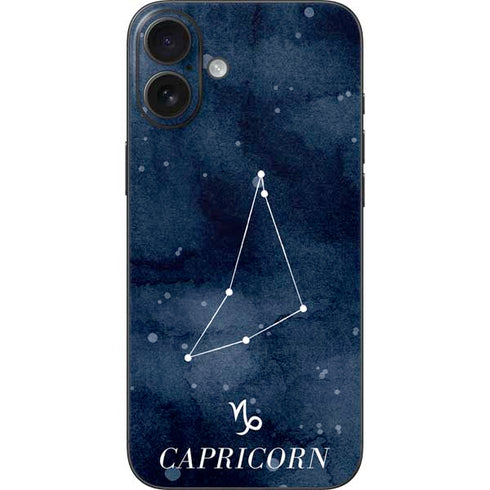 Capricorn Constellation iPhone 16 Plus Skin