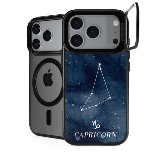 Capricorn Constellation iPhone 18 Pro Kickstand Case