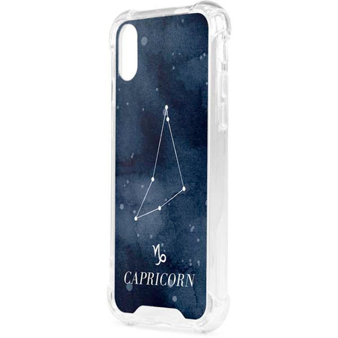 Capricorn Constellation iPhone XS Clear Case