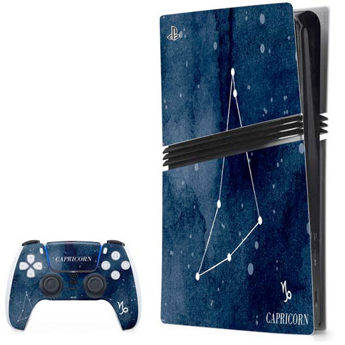 Capricorn Constellation PS5 Pro Bundle Skin