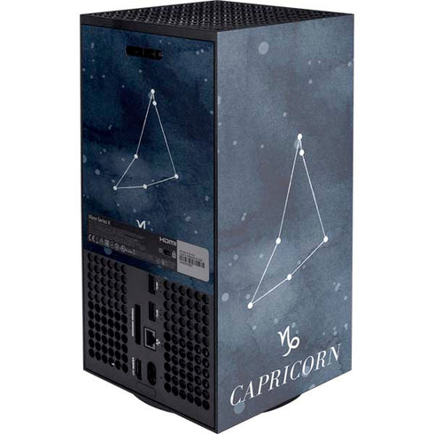 Capricorn Constellation XBox Series X Digital Edition Console Skin