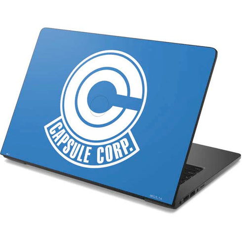 Dragon Ball Z Capsule Corp Dell Chromebook Skin