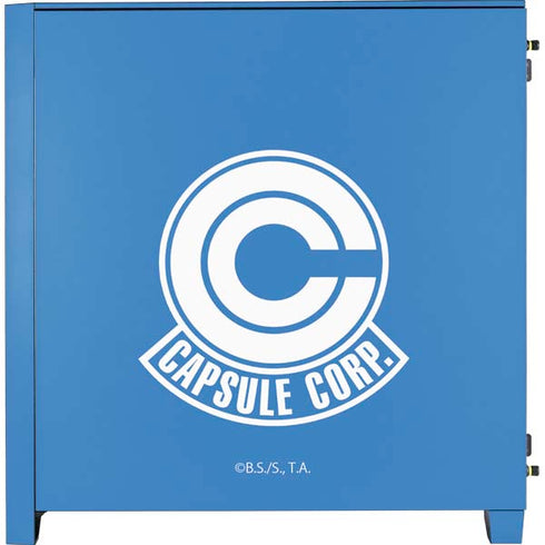 Dragon Ball Z Capsule Corp Corsair 4000D Tempered Glass Mid-Tower ATX Case Skin