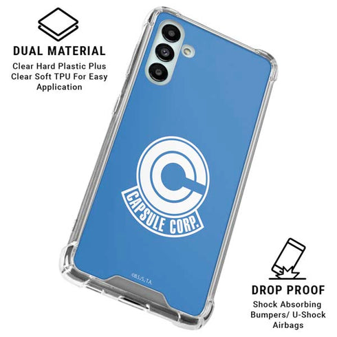 Dragon Ball Z Capsule Corp Galaxy A13 5G Clear Case