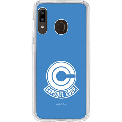 Dragon Ball Z Capsule Corp Galaxy A20 Clear Case