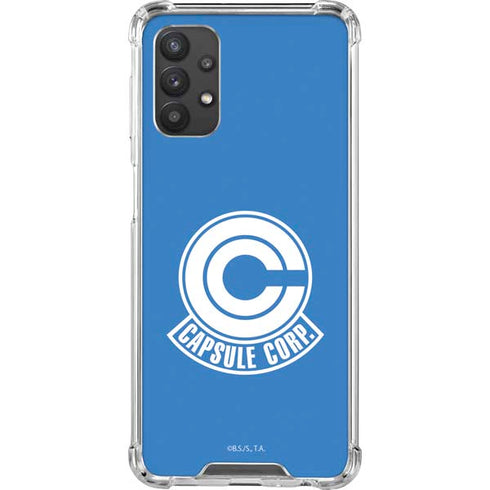Dragon Ball Z Capsule Corp Galaxy A32 5G Clear Case