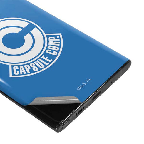 Dragon Ball Z Capsule Corp Galaxy Note 10 Skin