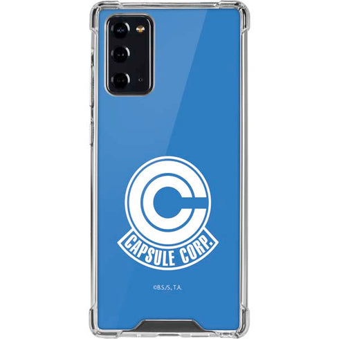 Dragon Ball Z Capsule Corp Galaxy Note20 5G Clear Case