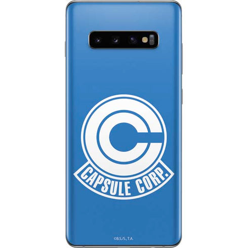 Dragon Ball Z Capsule Corp Galaxy S10 Plus Skin