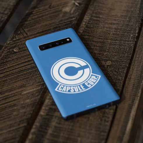 Dragon Ball Z Capsule Corp Galaxy S10 Skin
