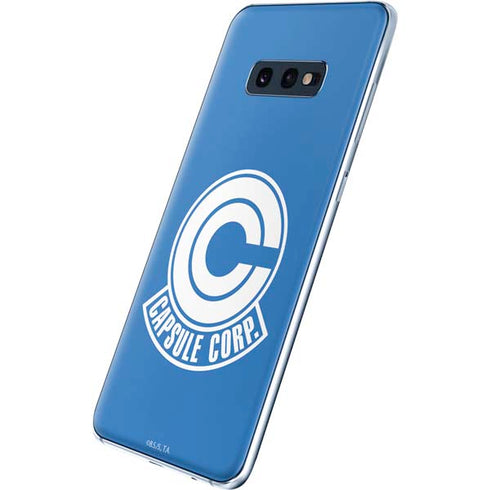 Dragon Ball Z Capsule Corp Galaxy S10e Skin